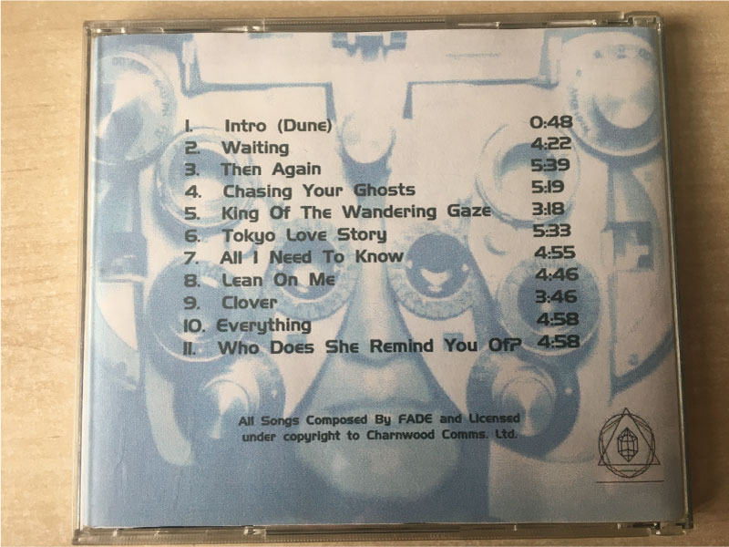 Album cover rear Al-05 Numerology